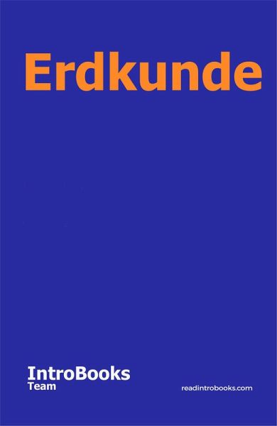 Erdkunde (eBook, ePUB) Erdkunde (eBook, ePUB)