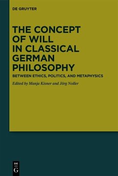 Cover The Concept of Will in Classical German Philosophy (eBook, ePUB)