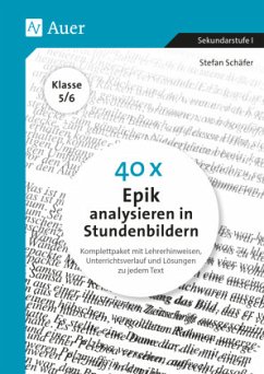 40 x Epik analysieren in Stundenbildern 5-6 - Schäfer, Stefan