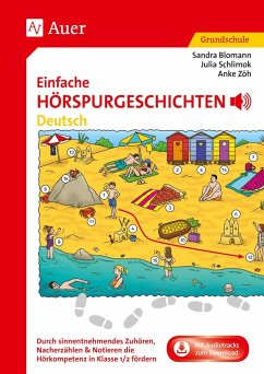 Einfache Hörspurgeschichten Deutsch - Blomann, Sandra;Schlimok, Julia;Zöh, Anke