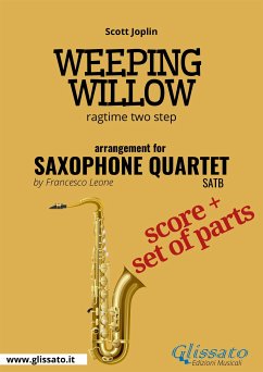 Weeping Willow - Saxophone Quartet score & parts (eBook, ePUB) - Joplin, Scott