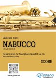 Saxophone Quartet &quote;Nabucco&quote; overture (score) (fixed-layout eBook, ePUB)