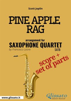 Pine Apple Rag - Saxophone Quartet score & parts (fixed-layout eBook, ePUB) - Joplin, Scott