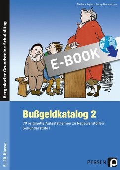 Bußgeldkatalog 2 Kl. 5-10 (eBook, PDF) - Jaglarz, Barbara; Bemmerle, Georg