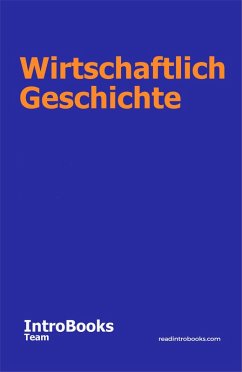 Cover Wirtschaftlich Geschichte (eBook, ePUB)