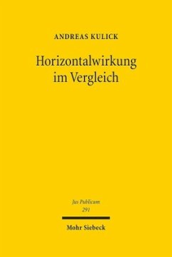 Horizontalwirkung im Vergleich - Kulick, Andreas