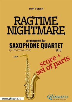 Cover Ragtime Nightmare - Saxophone Quartet score & parts (eBook, ePUB)