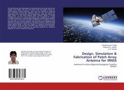 Design, Simulation & Fabrication of Patch Array Antenna for IRNSS
