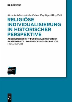Cover Religiöse Individualisierung in historischer Perspektive / Religious Individualisation in Historical Perspective (eBook, ePUB)