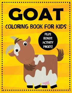 Goat Coloring Book for Kids plus Bonus Activity Pages - Blue Wave Press