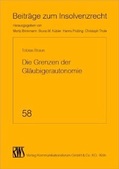 Cover Die Grenzen der Gläubigerautonomie (eBook, ePUB)