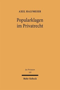 Popularklagen im Privatrecht (eBook, PDF) - Halfmeier, Axel