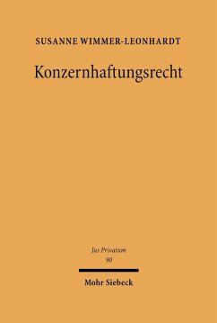 Konzernhaftungsrecht (eBook, PDF) - Wimmer-Leonhardt, Susanne