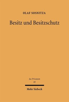 Besitz und Besitzschutz (eBook, PDF) - Sosnitza, Olaf