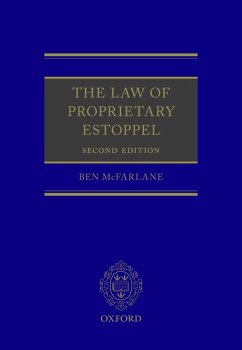 The Law of Proprietary Estoppel (eBook, PDF) - Mcfarlane, Ben