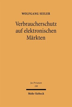 Verbraucherschutz auf elektronischen Märkten (eBook, PDF) - Seiler, Wolfgang
