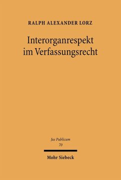 Cover Interorganrespekt im Verfassungsrecht (eBook, PDF)