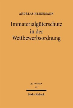 Immaterialgüterschutz in der Wettbewerbsordnung (eBook, PDF) - Heinemann, Andreas