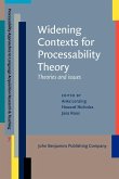 Widening Contexts for Processability Theory (eBook, PDF)