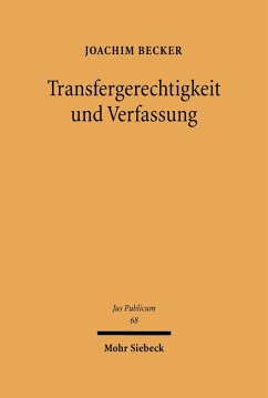 Transfergerechtigkeit und Verfassung (eBook, PDF) - Becker, Joachim