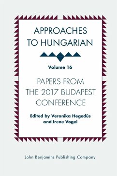 Approaches to Hungarian (eBook, PDF)