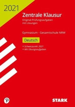 Cover Zentrale Klausur 2021 - Gymnasium Nordrhein-Westfalen - Deutsch