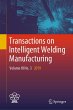 Transactions on Intelligent Welding... - Bild 1