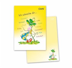 OUPS Notizblock A6 - unliniert - gelb - Hörtenhuber, Kurt