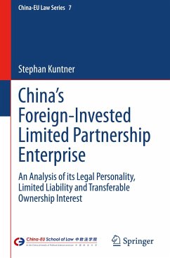 China¿s Foreign-Invested Limited Partnership Enterprise - Kuntner, Stephan