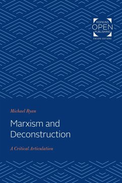 Marxism and Deconstruction (eBook, ePUB) - Ryan, Michael