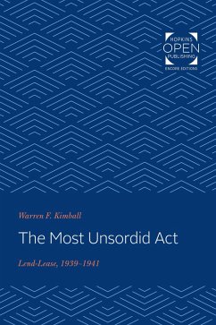 Most Unsordid Act (eBook, ePUB) - Kimball, Warren F.