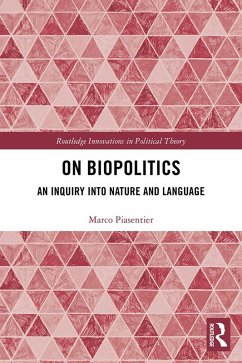 Cover On Biopolitics (eBook, ePUB)