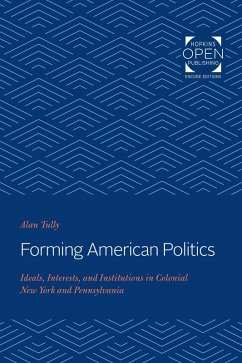 Forming American Politics (eBook, ePUB) - Tully, Alan