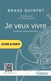 Brass Quintet score & parts: Je veux vivre (fixed-layout eBook, ePUB)