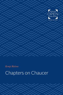 Chapters on Chaucer (eBook, ePUB) - Malone, Kemp