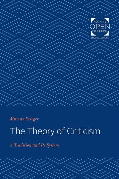 Theory of Criticism (eBook, ePUB) Theory of Criticism (eBook, ePUB)