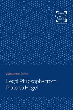 Cover Legal Philosophy from Plato to Hegel (eBook, ePUB)