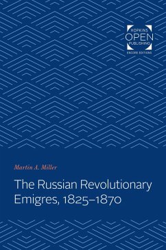 Cover Russian Revolutionary Emigres, 1825-1870 (eBook, ePUB)