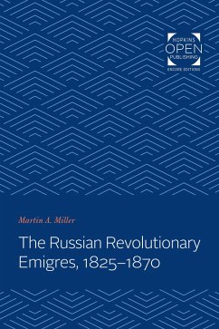 Russian Revolutionary Emigres, 1825-1870 (eBook, ePUB) - Miller, Martin A.