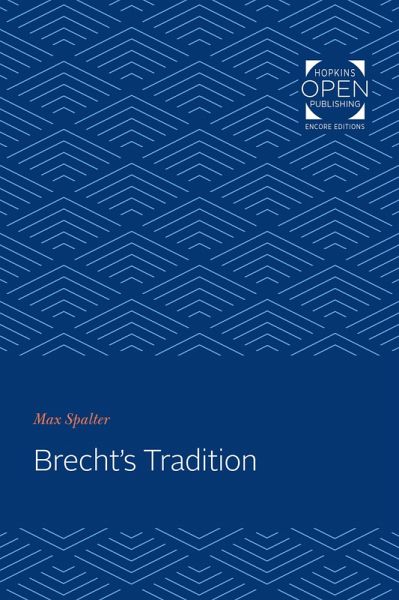 Brecht's Tradition (eBook, ePUB)