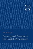 Prosody and Purpose in the English Renaissance (eBook, ePUB)