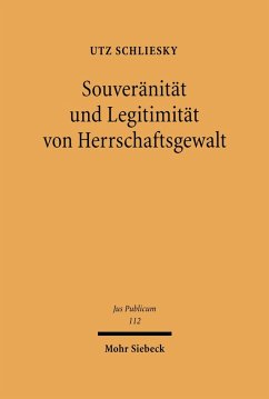 Cover Souveränität und Legitimität von Herrschaftsgewalt (eBook, PDF)
