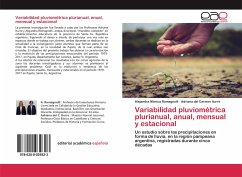 Cover Variabilidad pluviométrica plurianual, anual, mensual y estacional