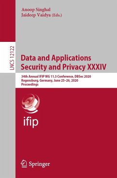 Data and Applications Security and Privacy XXXIV (eBook, PDF)