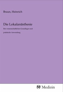 Cover Die Lokalanästhesie