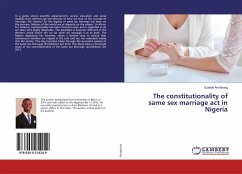 The constitutionality of same sex marriage act in Nigeria - Archibong, Ezekiel