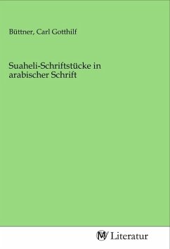 Suaheli-Schriftstücke in arabischer Schrift Cover Suaheli-Schriftstücke in arabischer Schrift