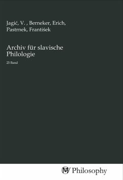 Archiv für slavische Philologie