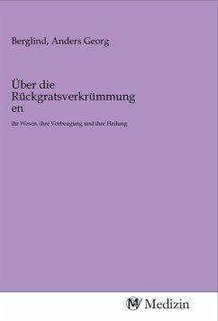 Cover Über die Rückgratsverkrümmungen