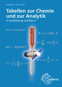 Tabellen zur Chemie und zur Analytik - Hitzel, Erich;Hug, Heinz;Krause, Werner